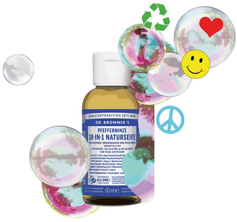 Dr. Bronner’s Wasch dich rein! brand eins online