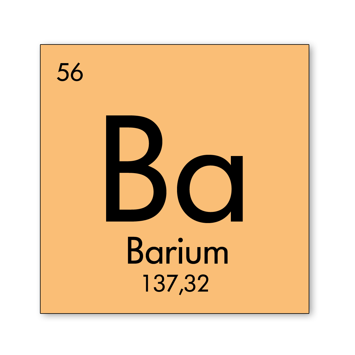 Element barium 07 2018 2