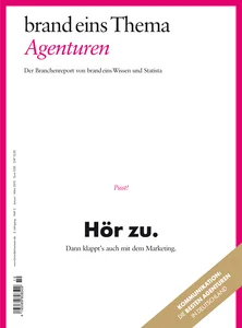 Agenturen 2015 – brand eins Thema