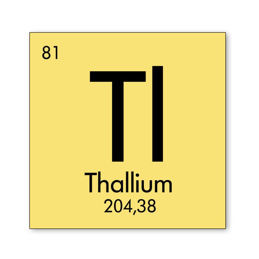 Element thallium 04 2018