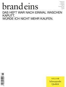brand eins 11/2019
