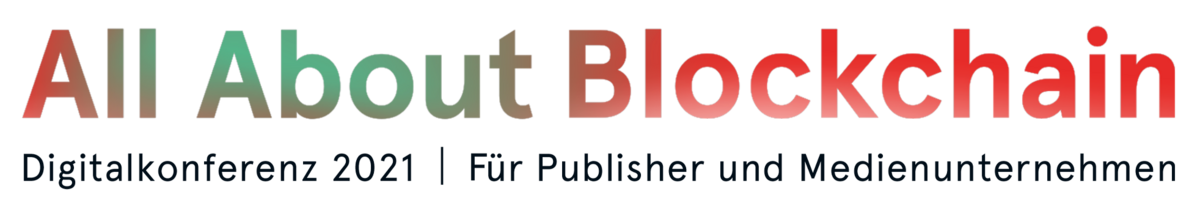 Grafik mit dem Text "All About Blockchain" in weißer Schrift auf einem dunklen, horizontalen Balken. Der Balken erstreckt sich über die gesamte Breite des Bildes. Der Hintergrund ist schwarz.
