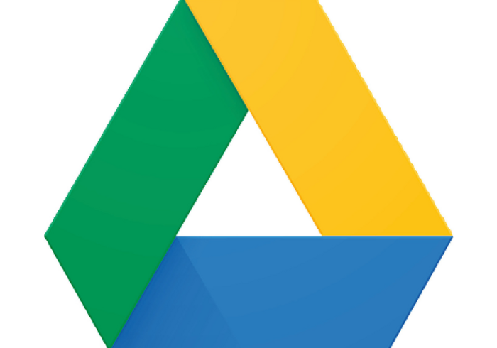 Grafik: Das Logo von Google Drive. Es besteht aus einem dreieckigen Symbol, das in drei Farben unterteilt ist: Grün, Gelb und Blau. Die Farben sind diagonal angeordnet und bilden ein stilisiertes Dreieck, das eine Wolke oder einen Pfeil nach oben andeuten kann.