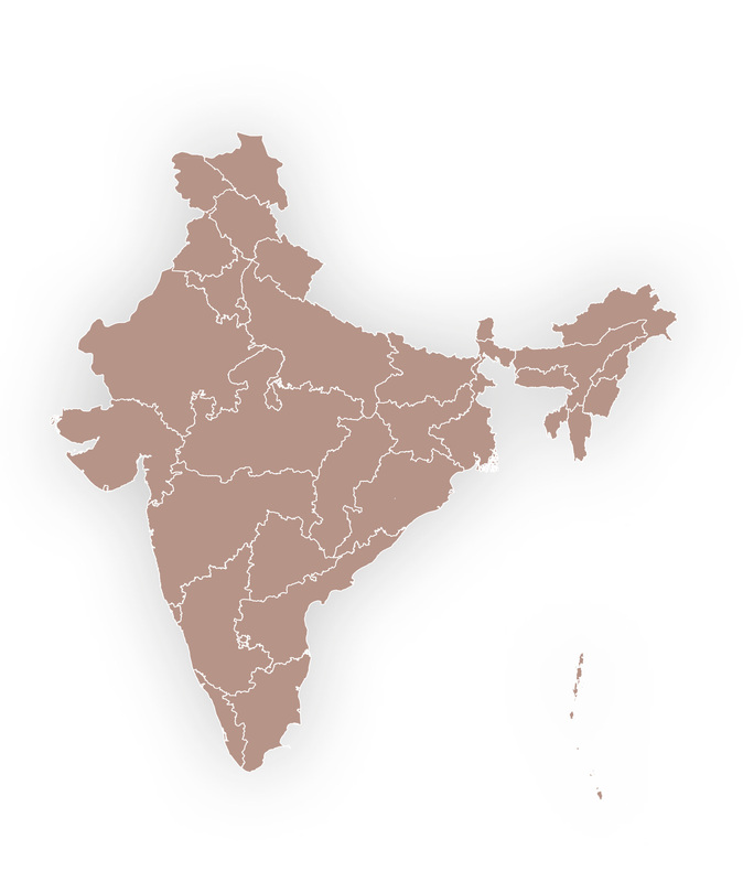 Indien karte