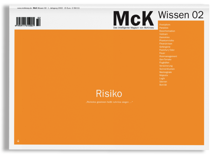 Das Bild ist ein Screenshot einer Webseite mit einem leuchtend orangefarbenen Hintergrund. Die Webseite hat ein sauberes, modernes Design mit einer weißen Kopf- und Fußzeile. Der Text auf der Webseite ist auf Deutsch und enthält verschiedene Rubriken wie "McK Wissen 02", "Riskiko", "Logik", "Bibliotik", "Das intelligente Magazin von McK Wissen", "Paranormalisierung", "Dasformations", "Das Dysfunktionale", "Das Dysfunktionale", "Das Dysfunktionale", "Das Dysfunktionale", "Das Dysfunktionale", "Das Dysfunktionale", "Das Dysfunktionale", "Das Dysfunktionale", "Das Dysfunktionale", "Das Dysfunktionale", "Das Dysfunctional", "Das Dysfunctional", "Das Dysfunctional", "Das Dysfunctional", "Das Dysfunctional", "Das Dysfunctional", "Das Dysfunctional", "Das Dysfunctional", "Das Dysfunctional", "Das Dysfunctional", "Das Dysfunctional", "Das Dysfunctional", "Das Dysfunctional", "Das Dysfunctional", "Das Dysfunctional", "Das Dysfunctional", "Das Dysfunctional", "Das Dysfunctional", "Das Dysfunctional", "Das Dysfunctional", "Das Dysfunctional", "Das Dysfunctional", "Das Dysfunctional", "Das Dysfunctional", "Das Dysfunctional", "Das Dysfunctional", "Das Dysfunctional", "Das Dysfunctional", "Das Dysfunctional", "Das Dysfunctional", "Das Dysfunctional", "Das Dysfunctional", "Das Dysfunctional", "Das Dysfunctional", "Das Dysfunctional", "Das Dysfunctional", "Das Dysfunctional", "Das Dysfunctional", "Das Dysfunctional", "Das Dysfunctional", "Das Dysfunctional", "Das Dysfunctional", "Das Dysfunctional", "Das Dysfunctional", "Das Dysfunctional", "Das Dysfunctional", "Das Dysfunctional", "Das Dysfunctional", "Das Dysfunctional", "Das Dysfunctional", "Das Dysfunctional", "Das Dysfunctional", "Das Dysfunctional", "Das Dysfunctional", "Das Dysfunctional", "Das Dysfunctional", "Das Dysfunctional", "Das Dysfunctional", "Das Dysfunctional", "Das Dysfunctional