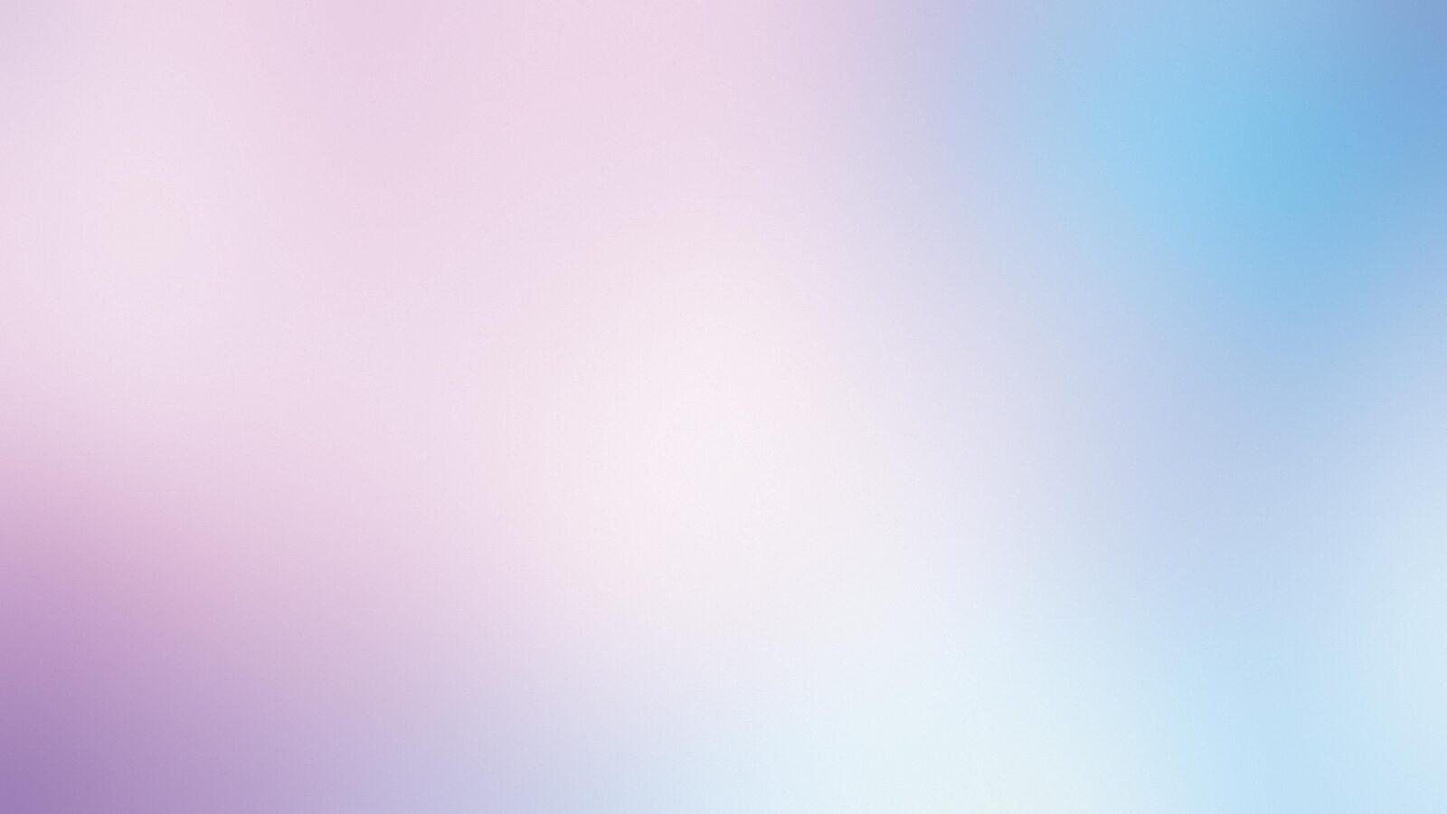 Das Bild ist ein unscharfer Hintergrund mit einem sanften Farbverlauf von Rosa zu Blau. Der Hintergrund erscheint in einem hellen Violettton, wodurch eine beruhigende und entspannende Atmosphäre entsteht. Das Bild enthält keinen Text und es sind keine erkennbaren Objekte oder Handlungen dargestellt. Die Gesamtkomposition ist einfach und optisch ansprechend, wobei die Farbverläufe ein harmonisches und ruhiges visuelles Erlebnis schaffen.