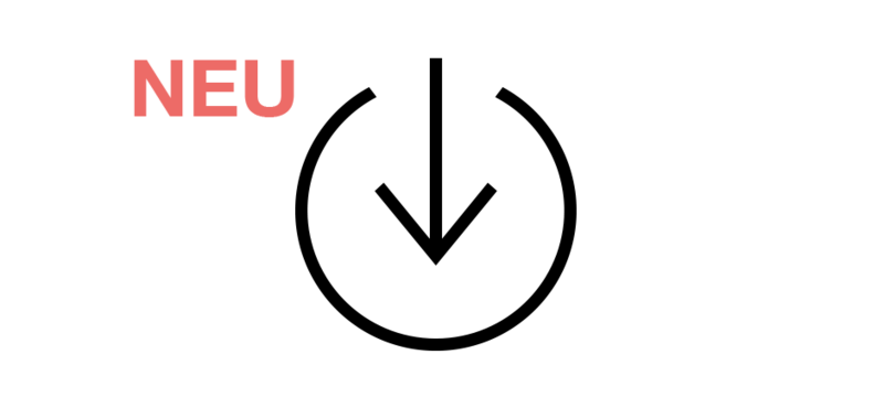 Das Bild zeigt ein schwarzes Quadrat, auf dessen linker Seite in roter Schrift das Wort „NEU“ steht. Das Quadrat ist vor einem weißen Hintergrund platziert, wodurch ein klares und minimalistisches Erscheinungsbild entsteht. Der Text „NEU“ befindet sich in der oberen linken Ecke des Quadrats, während der Rest des Bildes leer ist, wodurch die Aufmerksamkeit des Betrachters auf den Text und das schwarze Quadrat gelenkt wird.