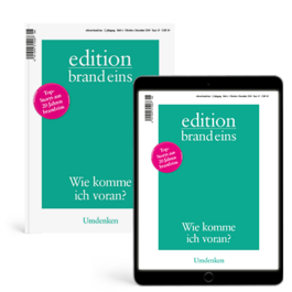 Print & App edition brand eins: Umdenken