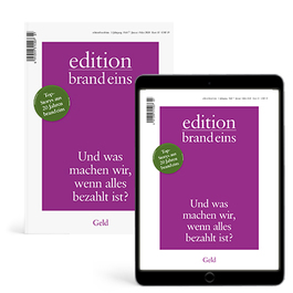Print & App edition brand eins: Geld