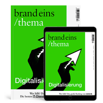 Print & App: brandeins /thema IT-Dienstleister 2021
