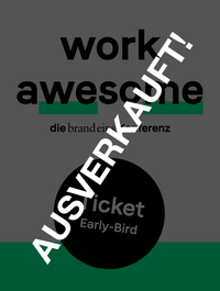 work awesome: Early-Bird-Ticket