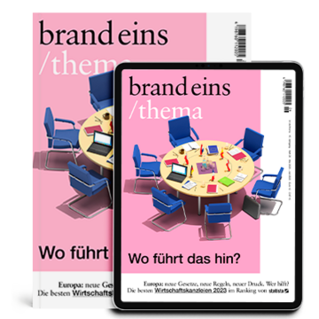 Print + Digital: brandeins /thema Wirtschaftskanzleien 2023