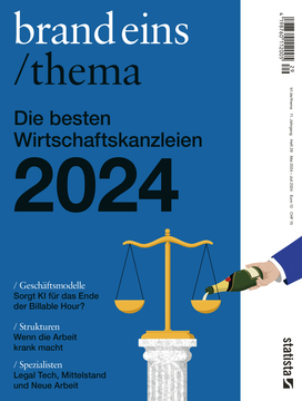 Produktbild für brandeins /thema Wirtschaftskanzleien 2024 (Digital)