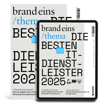 Produktbild für Print + Digital: brandeins /thema IT-Dienstleister 2025