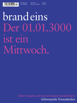 Produktbild für brand eins 12/2024 / 01/2025 (Digital)