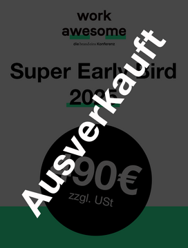 Produktbild für work awesome: Super-Early-Bird-Ticket 2025