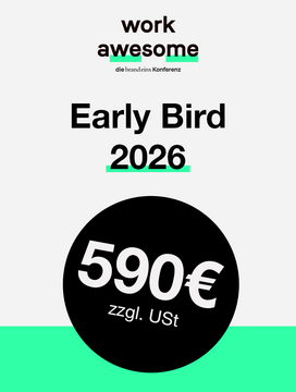 Produktbild für work awesome 26.11.2026: Early-Bird-Ticket