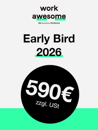 Produktbild für work awesome 26.11.2026: Early-Bird-Ticket
