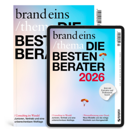 Produktbild für Print + Digital: brandeins /thema Berater 2026