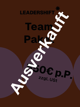 Produktbild für Leadershift 11.09.2026: Early Bird Team-Paket