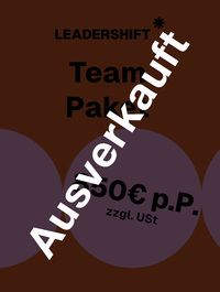 Produktbild für Leadershift 11.09.2026: Early Bird Team-Paket