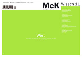 McK Wissen 11 – Wert