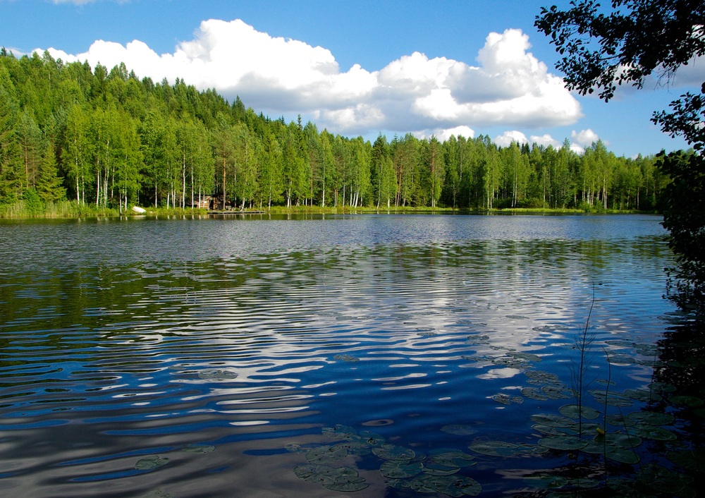 Landschaft in Finnland
