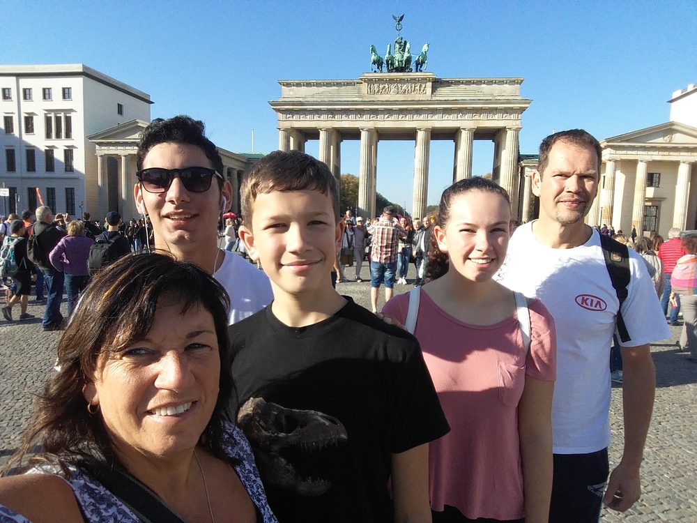 Austauschschüler mit Gastfamilie in Berlin