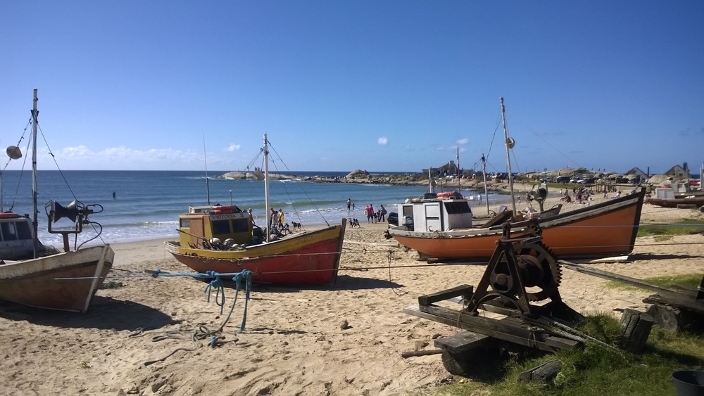 Am Strand in Uruguay