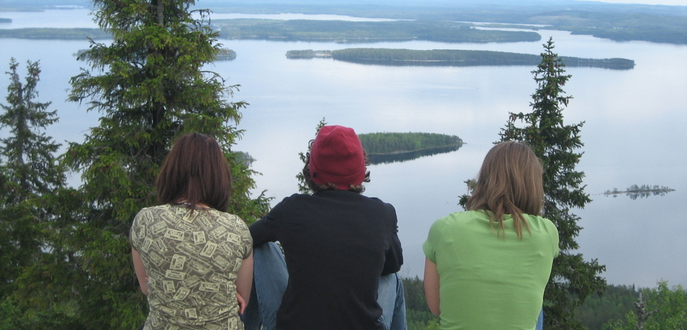 Finnland heißt auch das "Land der 1000 Seen" - was für ein Ausblick!