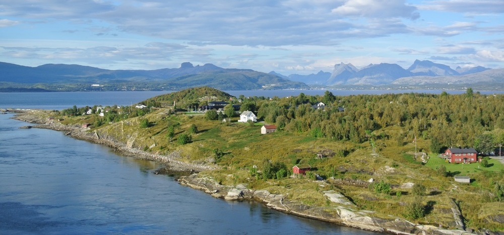Die Landschaft in Norwegen