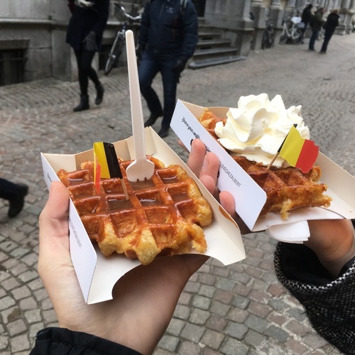 Waffeln im Austauschjahr in Belgien