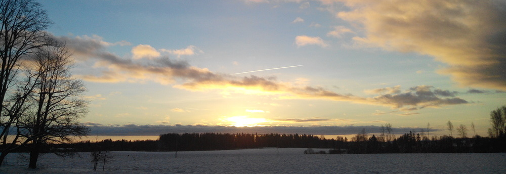 Ein Sonnenuntergang in Estland