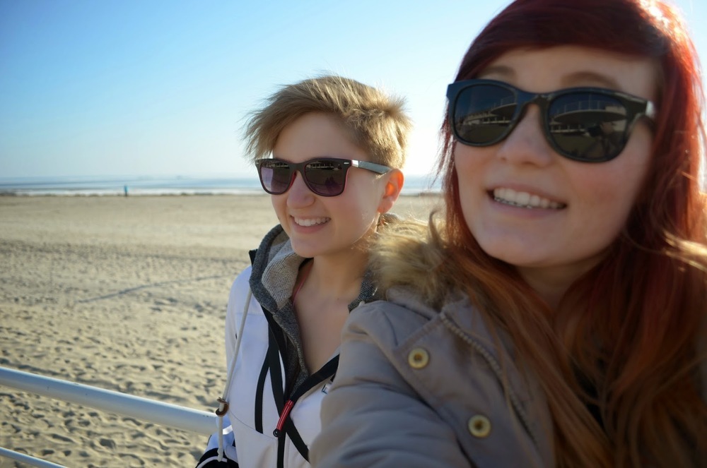 Jasmina am Strand von Pärnu