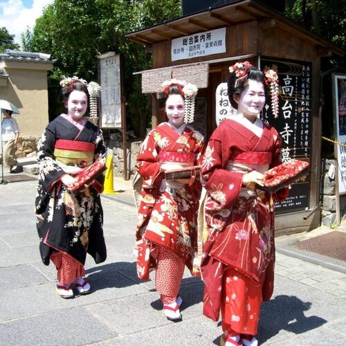 Geishas in Japan