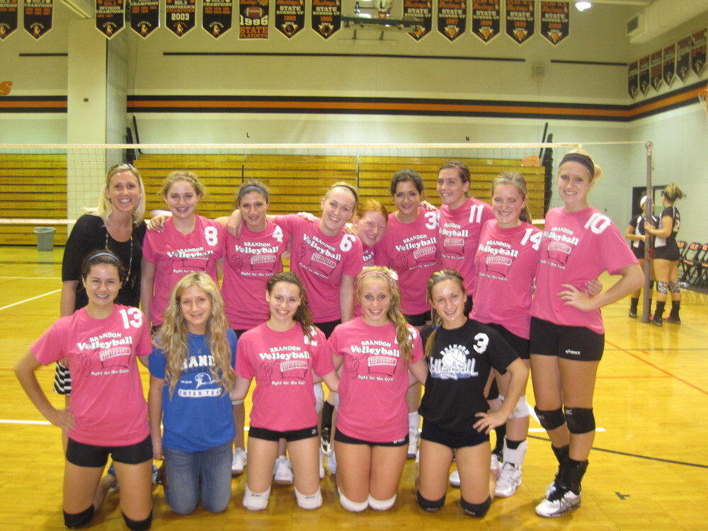 Anna-Tabeas Volleyballteam in der High School