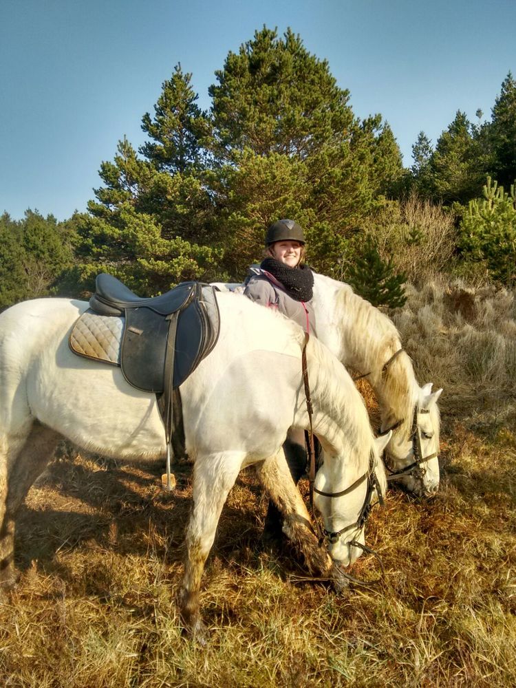 Beim Reiten