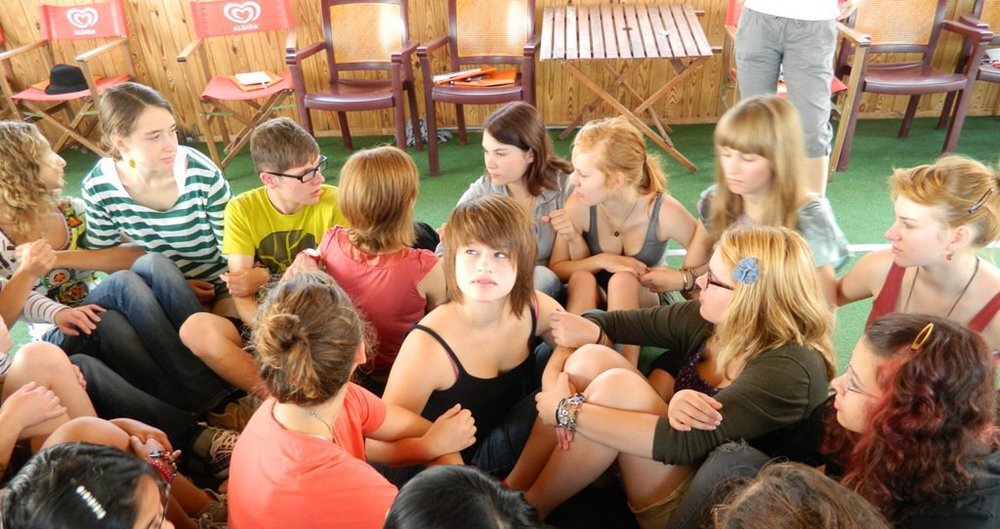 Austauschschülerin mit Schulklasse in Ungarn