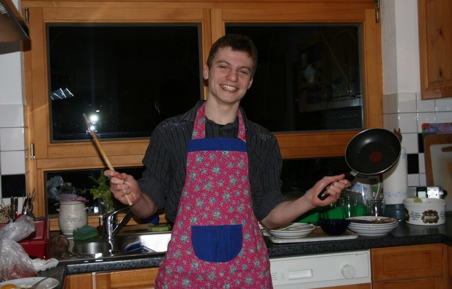 Oleg in der Küche