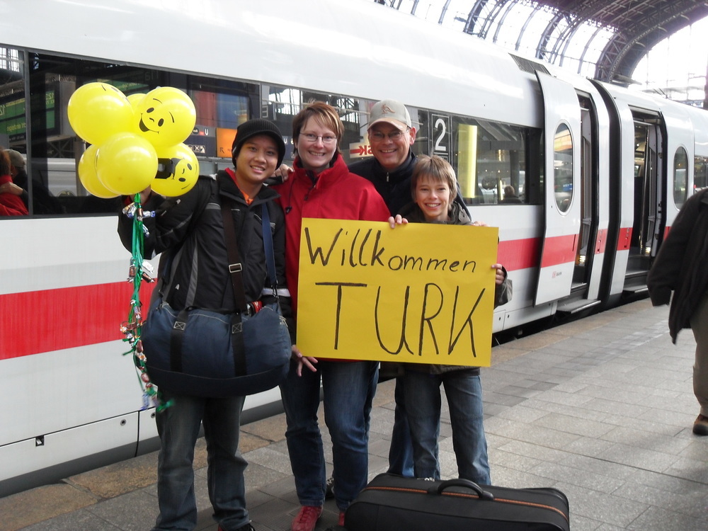 Ein herzliches Willkommen für Turk