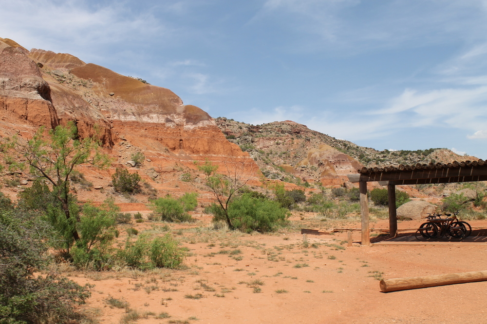 Die Landschaft in Texas