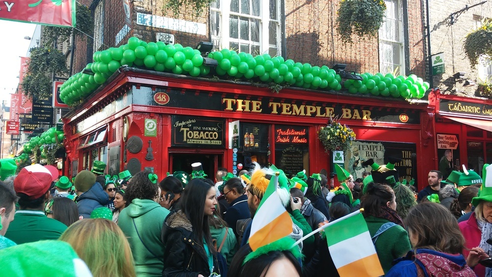 Am St. Patrick's Day wird im ganzen Land gefeiert