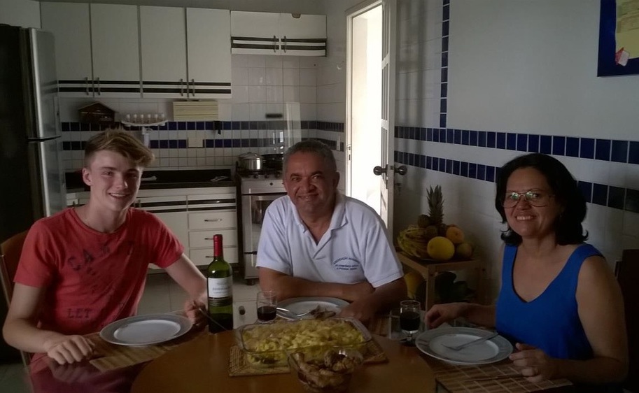 Die Spätzle kamen bei Luis' Gastfamilie gut an