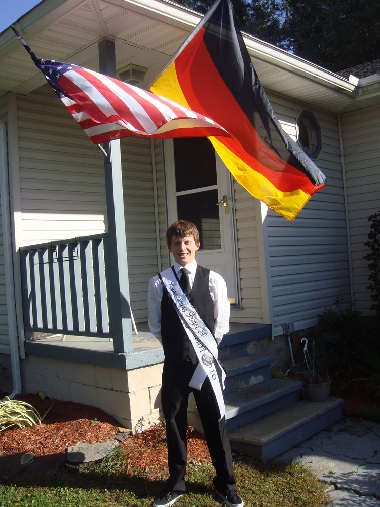 Eugen als "Homecoming Prince"