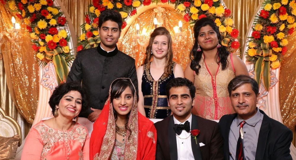 Auf einer indischen Hochzeit