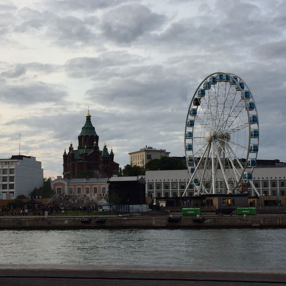 Blick auf Helsinki