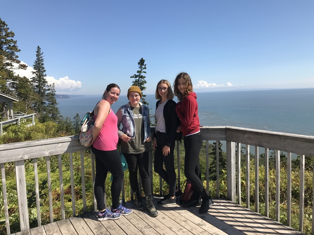 Ausflug mit kanadischer Gastfamilie