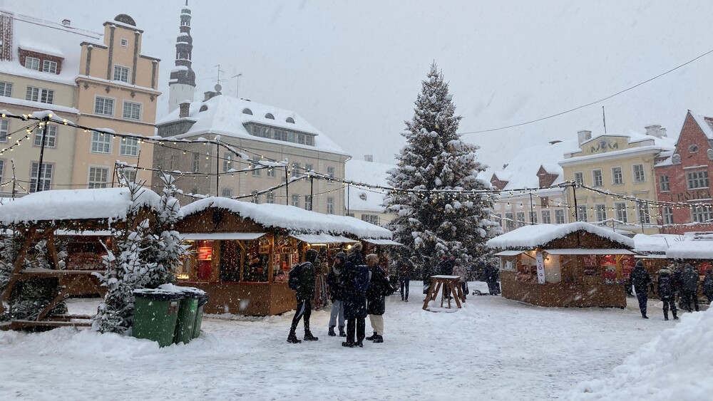 Der Weihnachtsmarkt in Tallinn