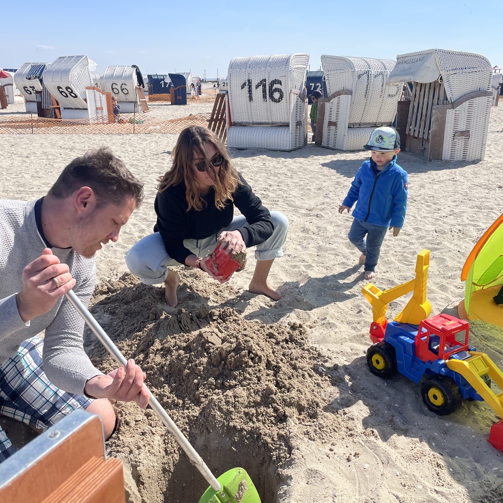 In unserem gemeinsamen Urlaub an der Nordsee