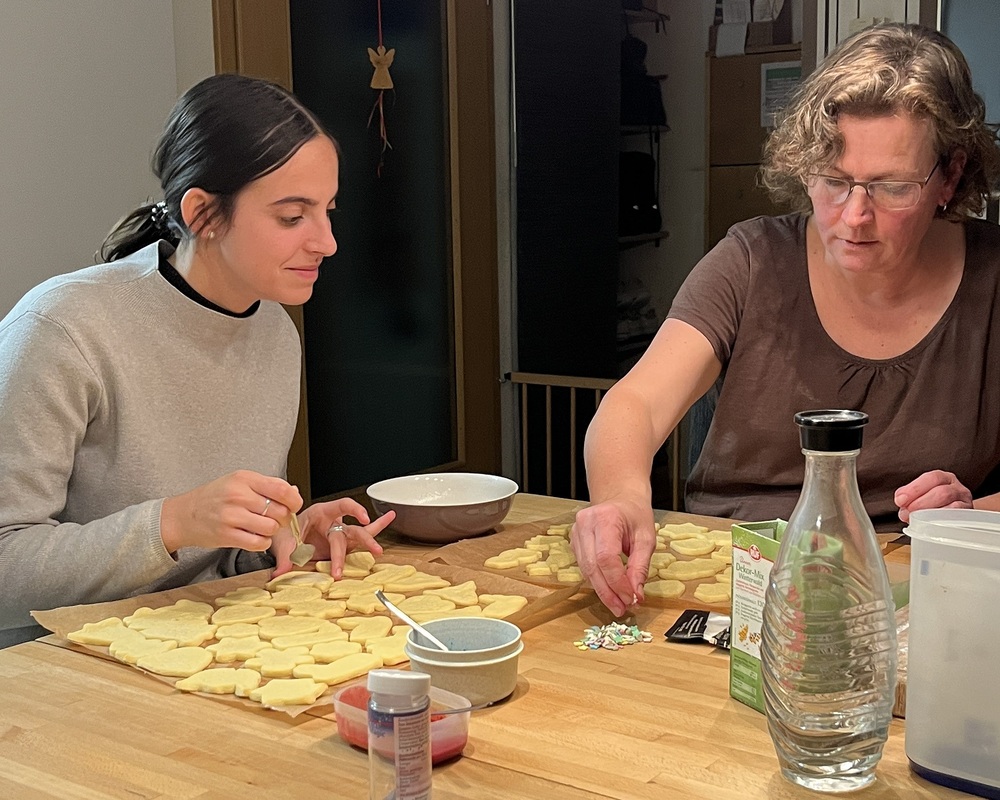 Gemeinsam Plätzchen backen